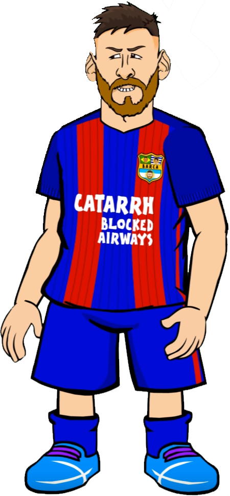 Messi - Lionel Messi (450x971), Png Download