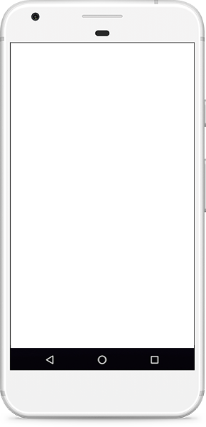 Appmaker - Xyz - White Phone Template Png (290x600), Png Download