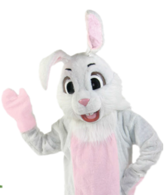 New Easter Bunny Mascot Costume (549x649), Png Download