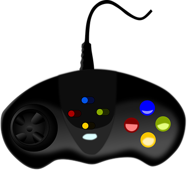 Video Game Controller Controller Video Gam - Video Game Controller Png (373x340), Png Download