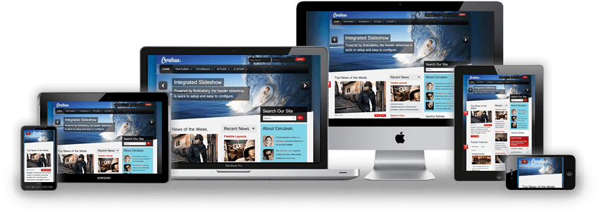 Responsive-websites - Png Responsive Website Design (900x320), Png Download