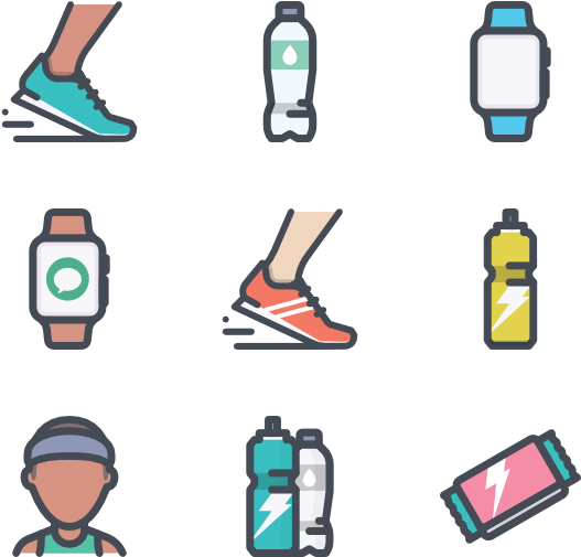 Running - Oral Hygiene (600x564), Png Download