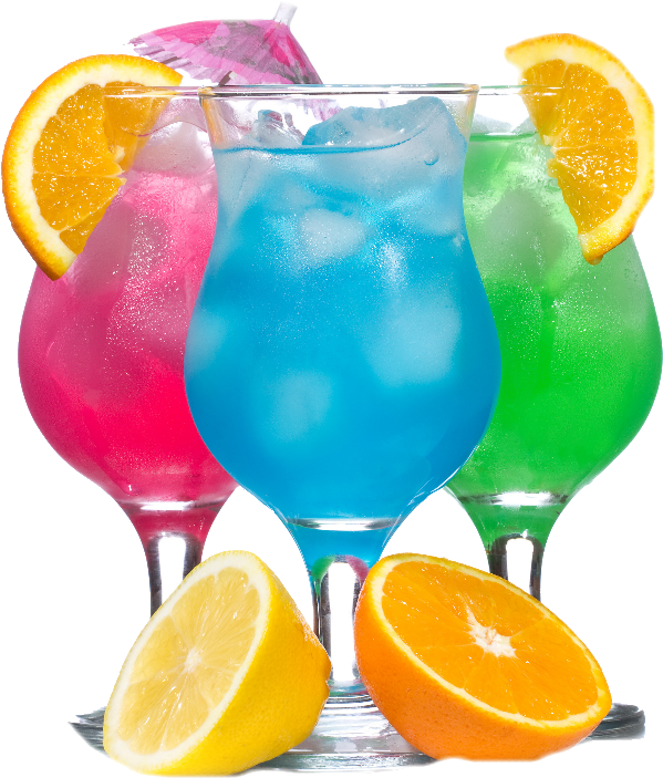 Cocktails Vector Colorful - Colorful Cocktails Png (660x831), Png Download