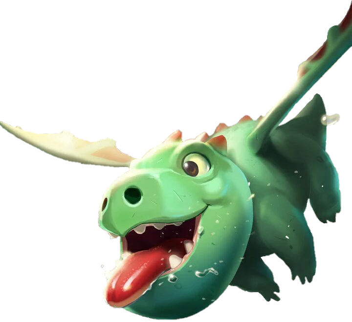 Clash Goblin Png - Clash Royale Dragon Png (720x659), Png Download