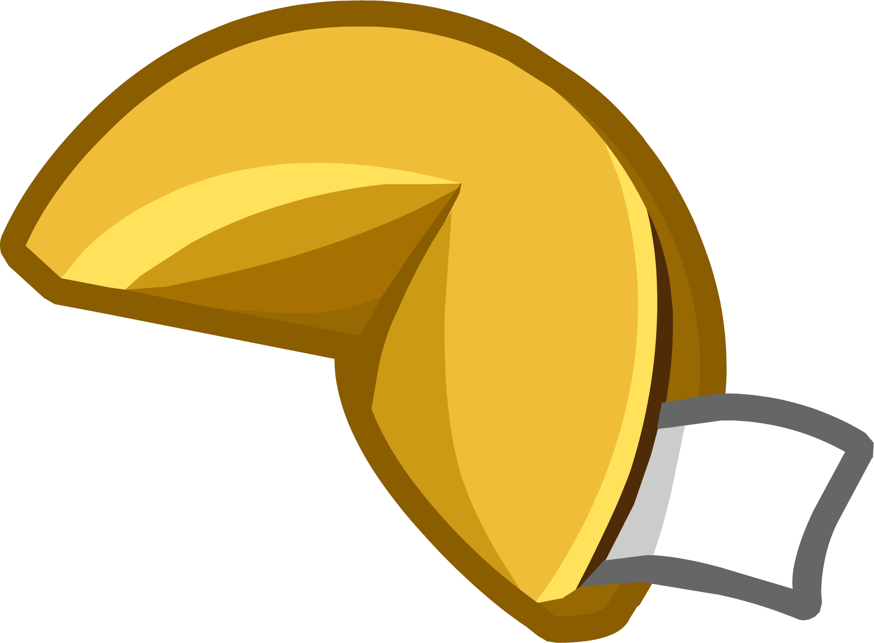 Emoticons Fortune Cookie Card Jitsu Party 2013 - Chinese Fortune Cookie Clipart (1731x1275), Png Download