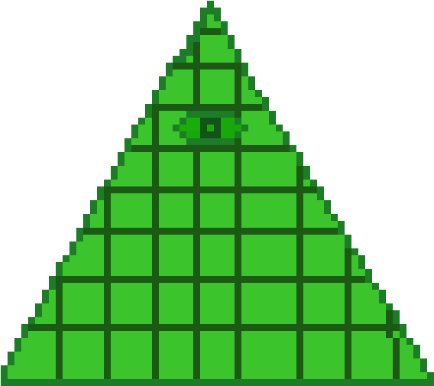 Illuminati - Christmas Tree (740x610), Png Download