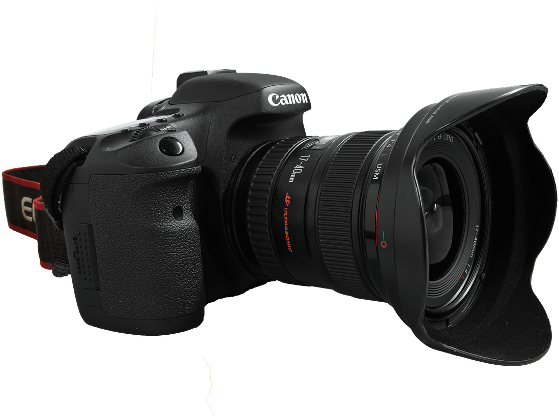 Camera,glass,object,slr - Canon 5d Camera Png (500x333), Png Download