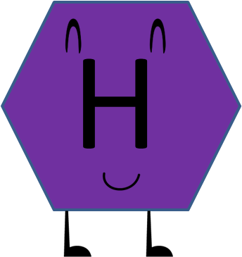 Hexagon - Sign (366x421), Png Download
