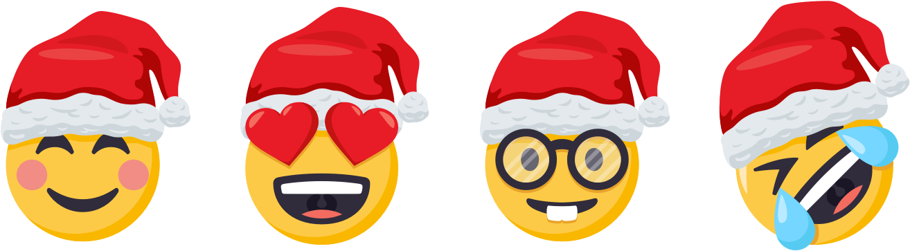 Forty All New Digital Stickers Are Here, Featuring - Heart Eyes Emoji Face Throw Blanket (1400x400), Png Download
