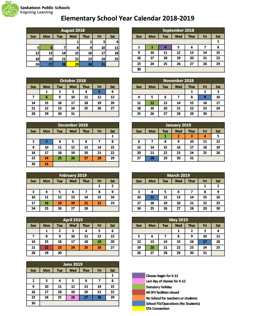 Calendar - Saskatoon Public School Calendar (522x647), Png Download