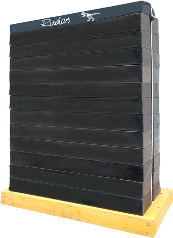 Rinehart 19800 48 Inches Versatile Custom Back Wall - Rinehart 48" Brick Wall Archery Target (450x505), Png Download