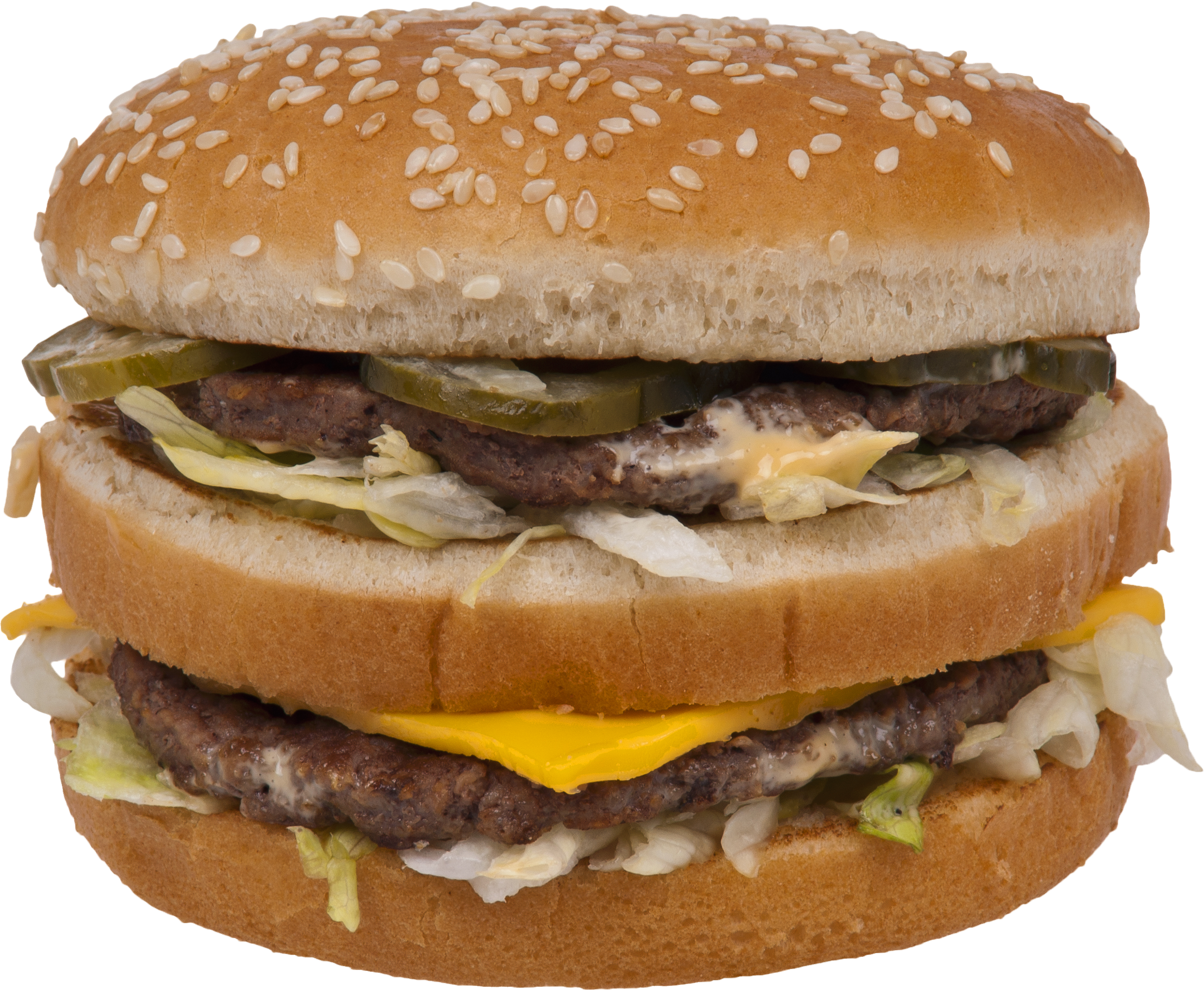 Big Mac Hamburger With Clear Background - Big Mac (2640x2280), Png Download