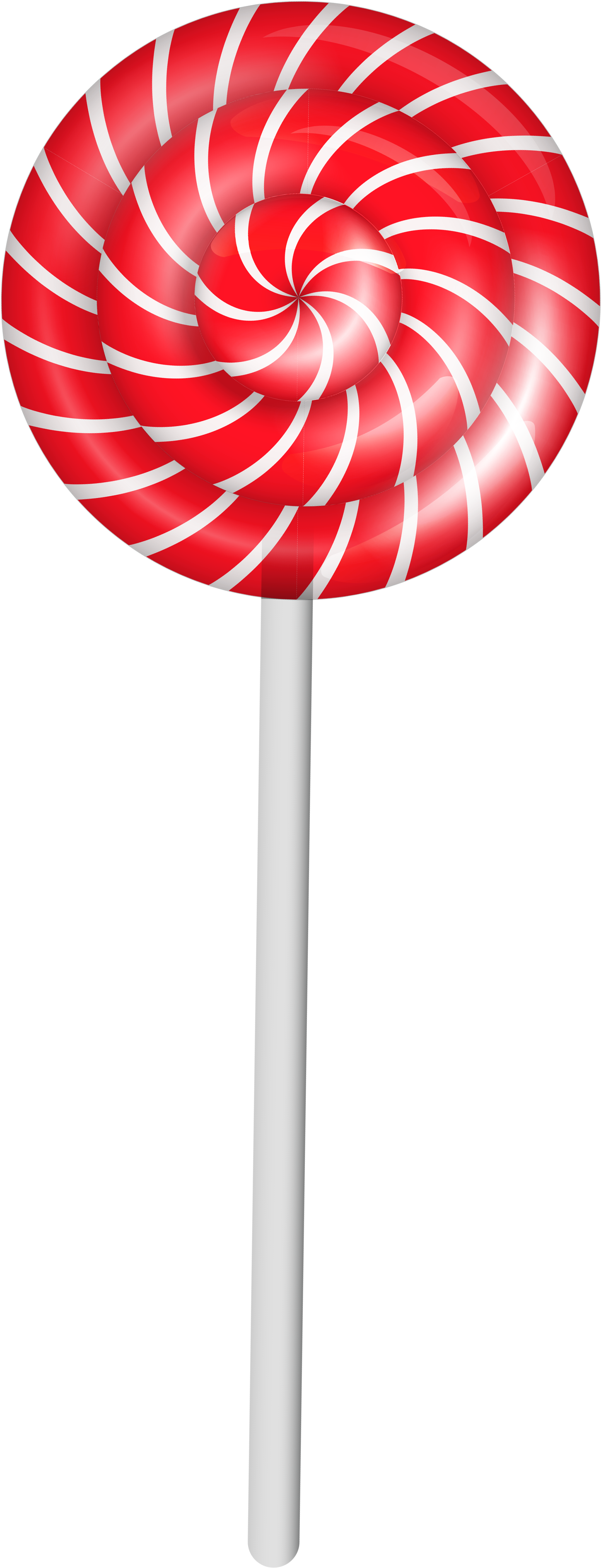 Red Striped Lollipop, Lollipop, Sweets, Red Stripes - Png Lollipops (1698x3984), Png Download