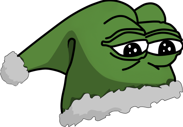 Pepe Frog Sad Transparent - Pepe Hat Transparent (602x419), Png Download