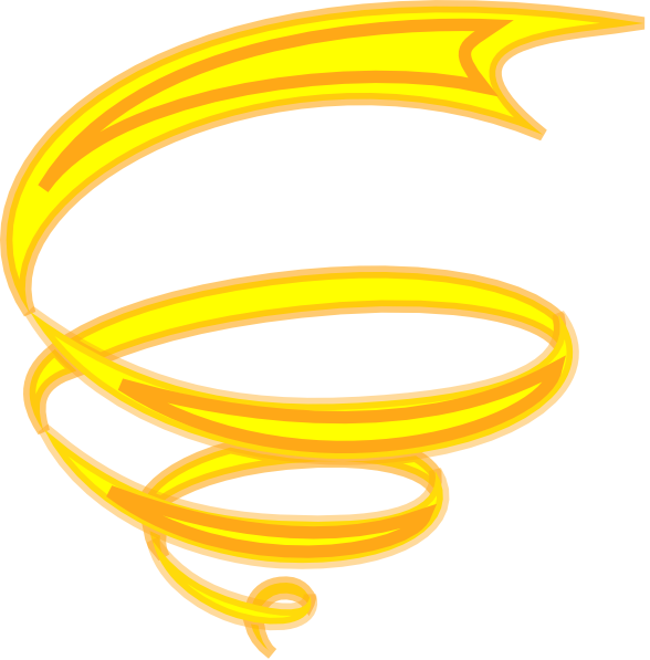 Small - Yellow Spiral Png (588x597), Png Download