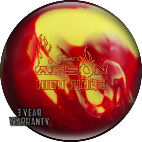 Arson High Flare - Hammer Dark Legend Solid Bowling Ball (500x500), Png Download
