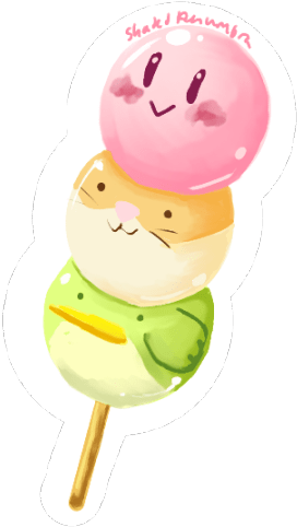 Kirby Deserts By Shadedpenumbra - Kirby Dango (540x540), Png Download