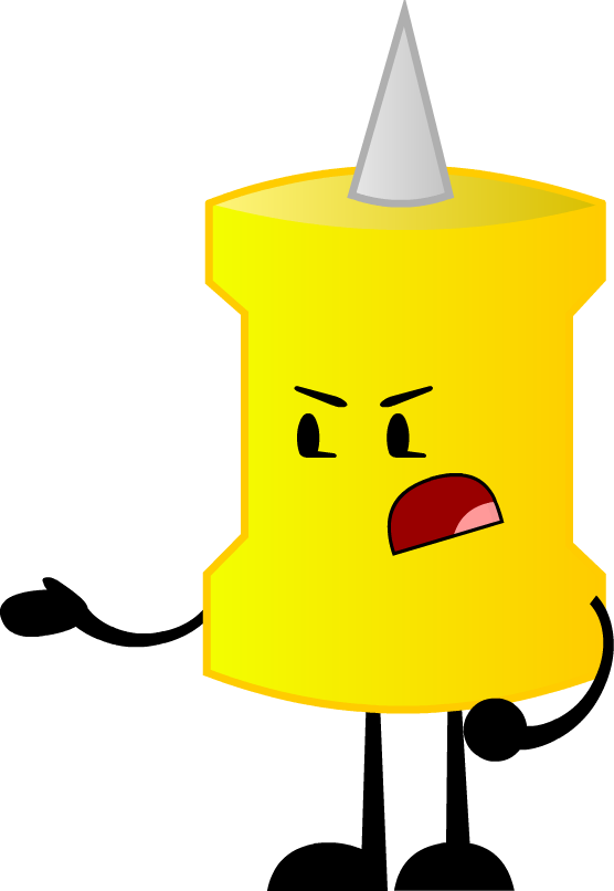 Thumbtack Idle (556x806), Png Download