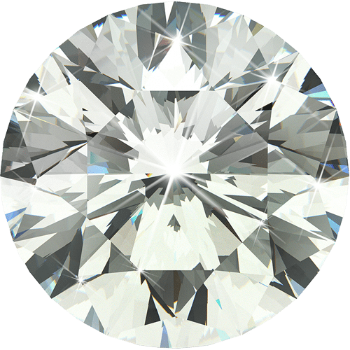 The Teardrop Shape Has A Round Or Oval Shape On Half - 0.5 Carat Round Diamond (500x500), Png Download