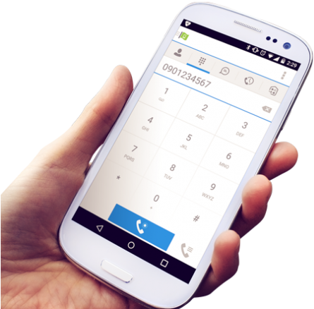 Mobile App - Android Mobile Hand Png (456x456), Png Download