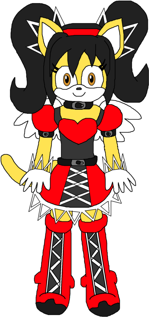 Kawaii Honey The Cat - Cat (651x1228), Png Download