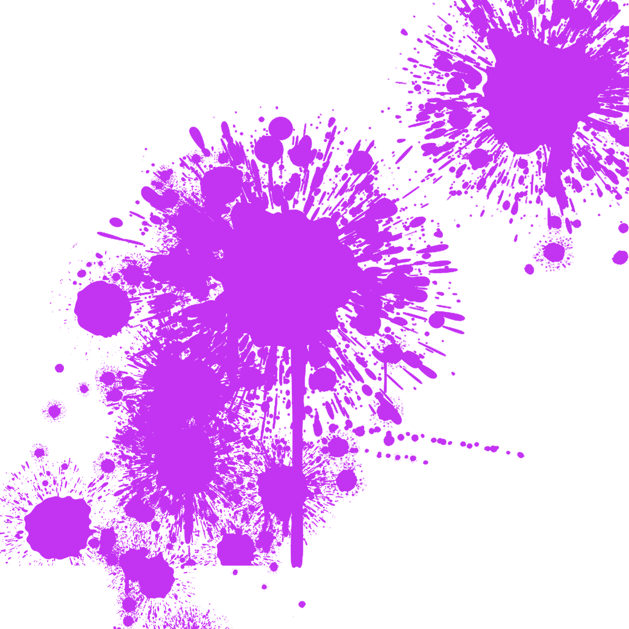 Percikan Cat Png (1280x1280), Png Download