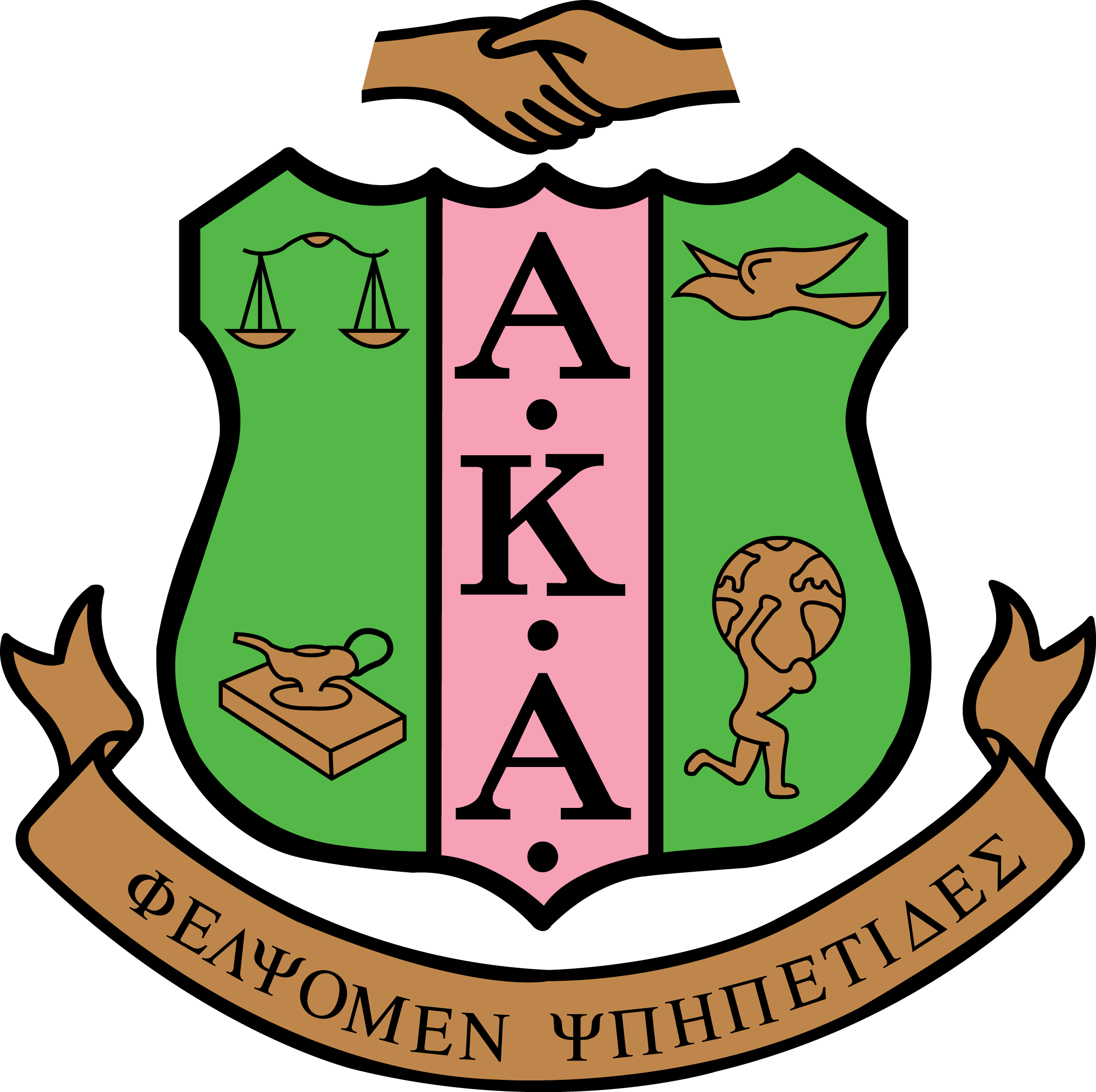 1000 Images About Alpha Kappa Alpha Sorority Inc - Alpha Kappa Alpha Crest (2249x2241), Png Download