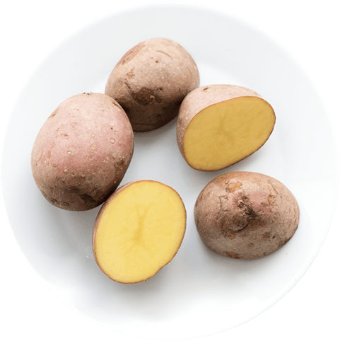 Baby Red Potatoes - Langsat (640x640), Png Download