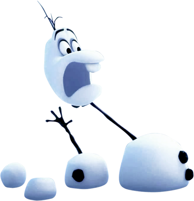Olaf Clipart Fsk2tp Clipart - Scared Olaf Png (651x675), Png Download