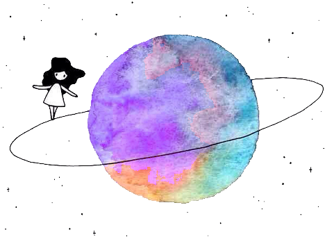 Dibujos Con Acuarelas Tumblr Faciles (500x369), Png Download