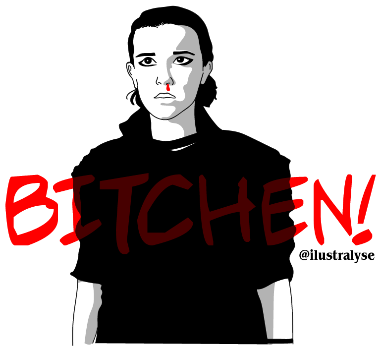Adesivo Stranger Things 2 De Wanellyse Ilustralysena - Adesivos Stranger Things (962x962), Png Download