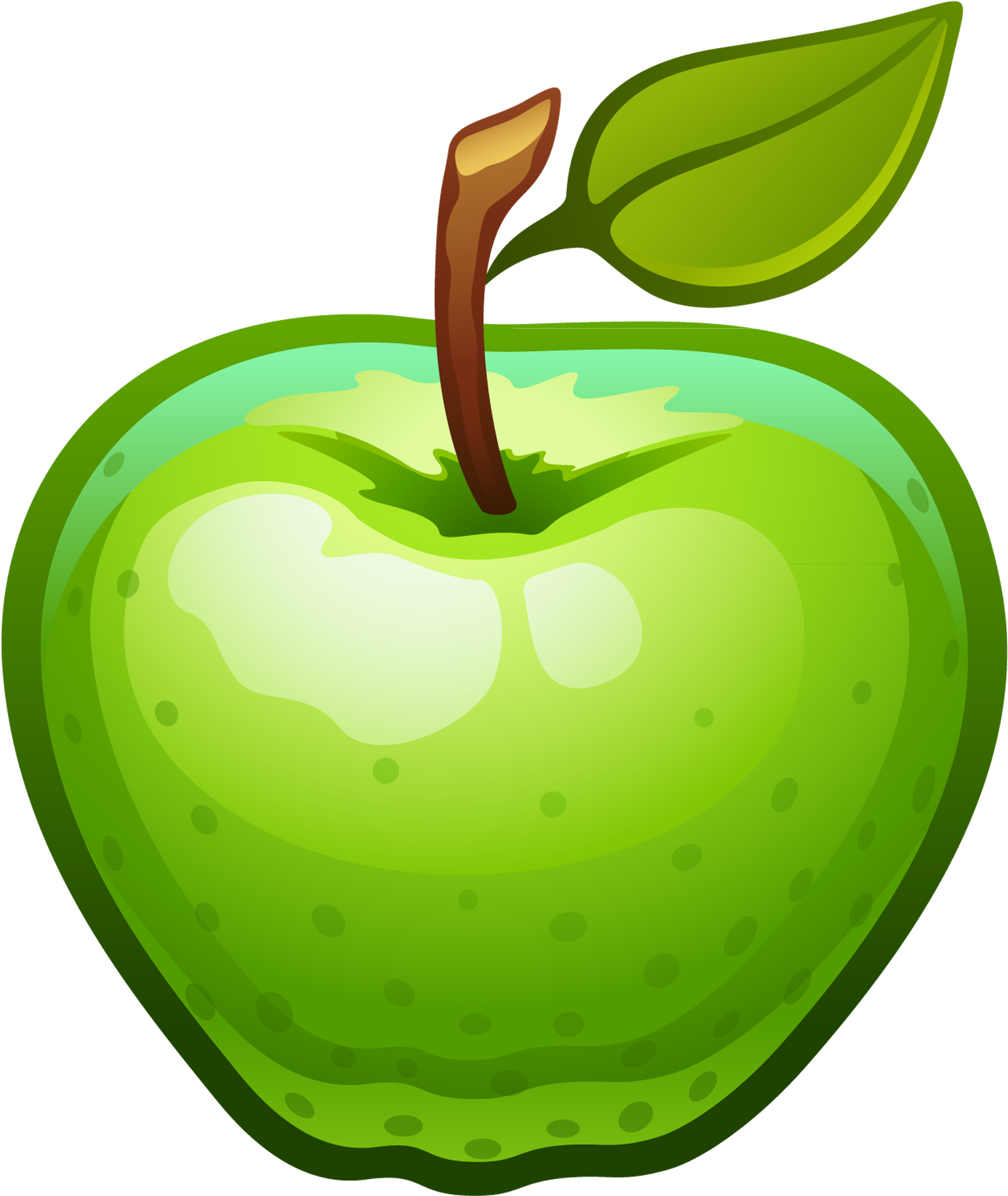 Large Green Apple Png Gallery Yopriceville High - Green Apple Clipart (1672x1947), Png Download