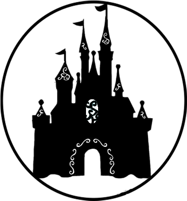 Disney Castle Png - Disney Castle With Minnie Head (576x576), Png Download