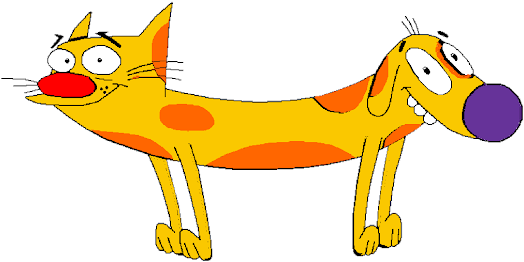 Photo - Catdog Png (530x264), Png Download