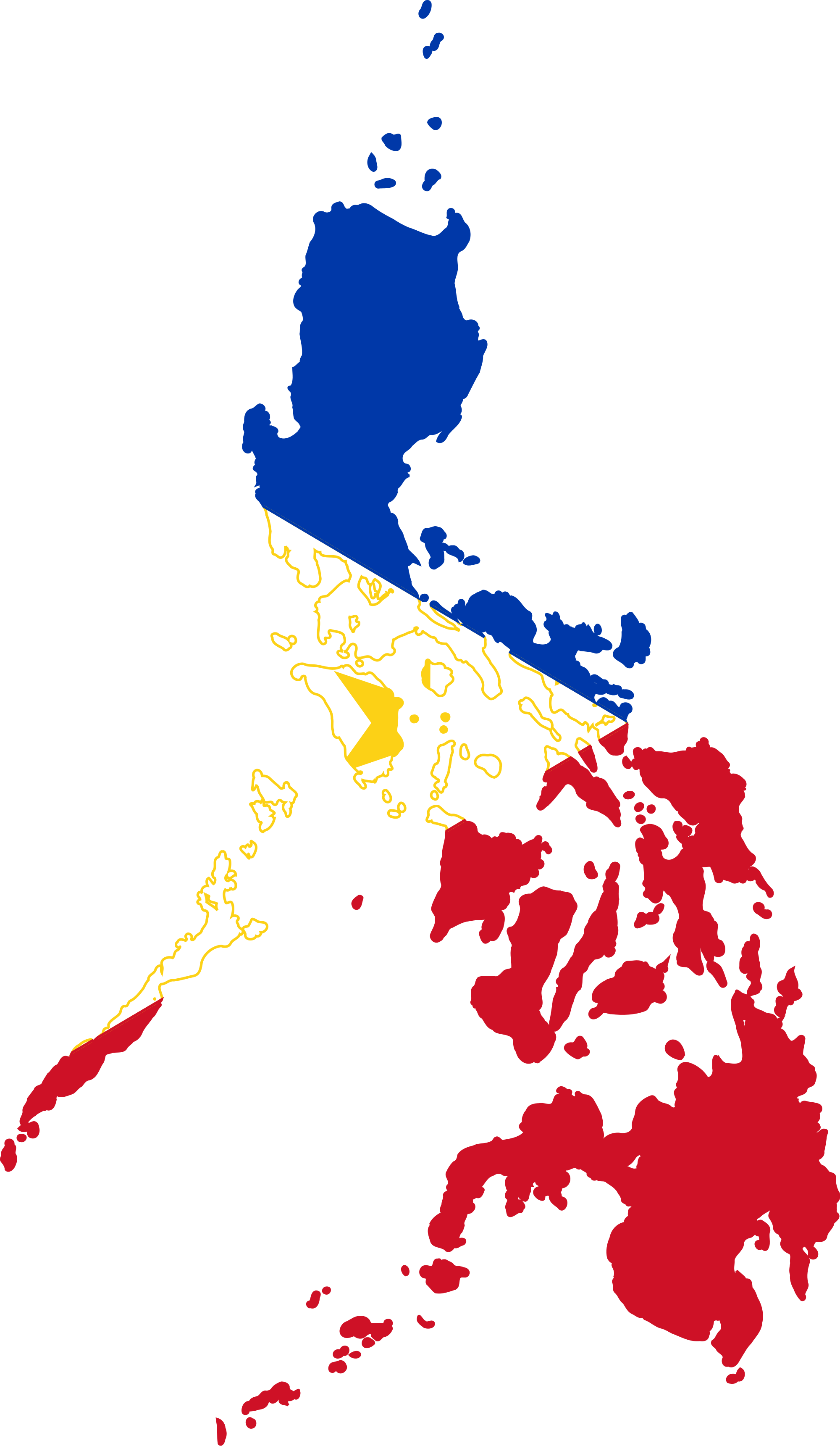 Pin By Tattoos Ideas On Filipino Tattoos - Philippines Flag Map (2000x3441), Png Download