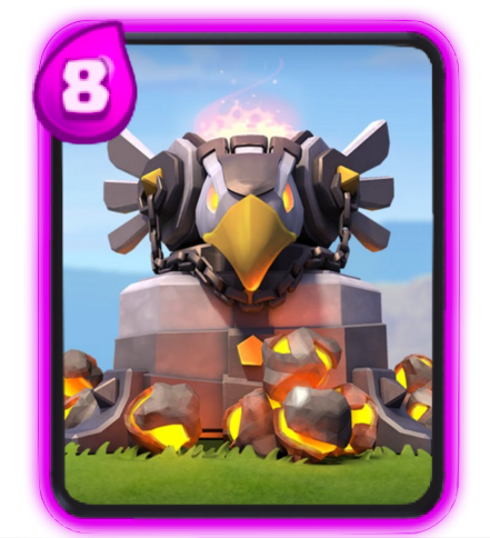 Ice Eagleartillery 080616 - Clash Royale Sparky V2 (441x484), Png Download