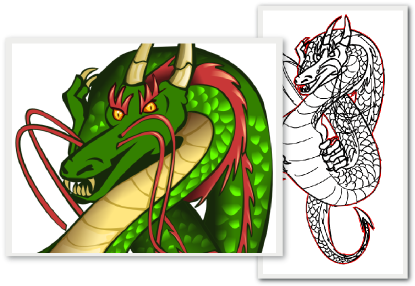 Dragon - Chinese Dragon (420x301), Png Download