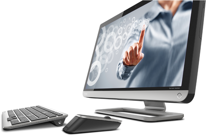 Computers » Research Center » Technology Guides » - Toshiba Touchscreen Desktop (717x467), Png Download