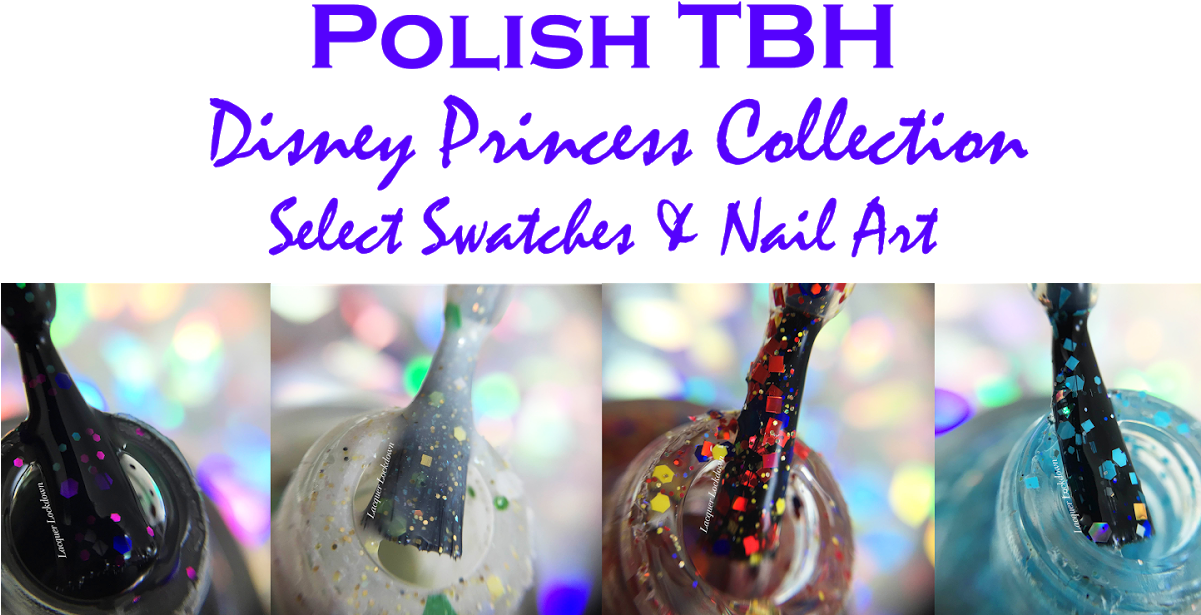 Polish Tbh Disney Princess Collection Select Swatches - Set 1 Small White Square Screen Print Decal (1200x630), Png Download