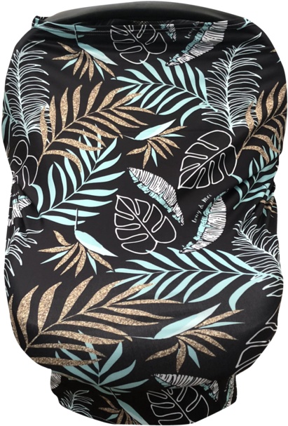 Night Moves Glitter Palm Multi Purpose Nursing Cover - Night Moves (720x720), Png Download