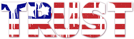 Usa Us Flag Trust Spray Paint Patriotic Am - Patriotic Alphabet Free Patriotic Font In Color (473x340), Png Download