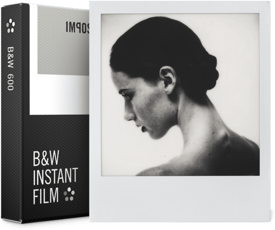 A Great Printing Solution For Those Who Don't Want - Polaroid 600 Film Bw (600x600), Png Download