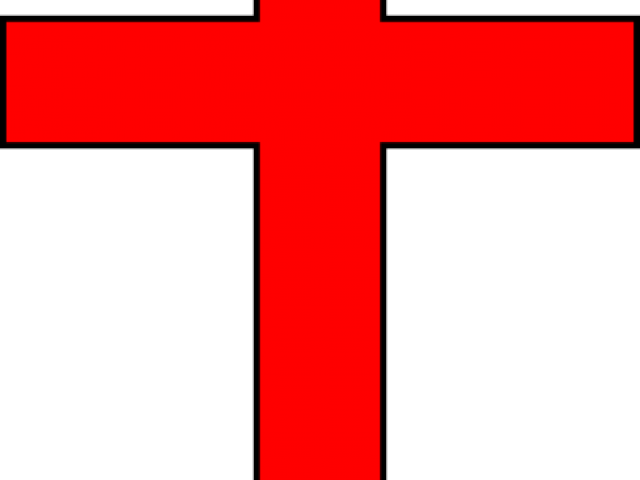 Red Cross Clipart Holy Cross - Cross (640x480), Png Download