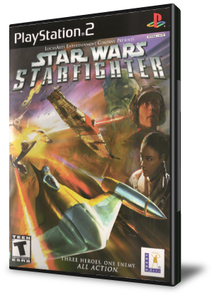 3rd Person, Flight, Sci-fi, Shooter Release Date - Star Wars: Starfighter Greatest Hits (sony Playstation (325x425), Png Download