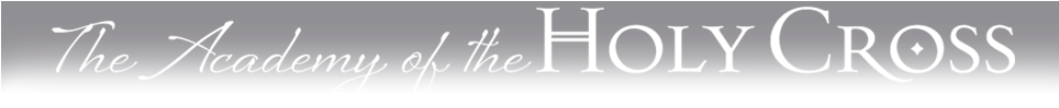 Academy Of The Holy Cross Logo (964x240), Png Download