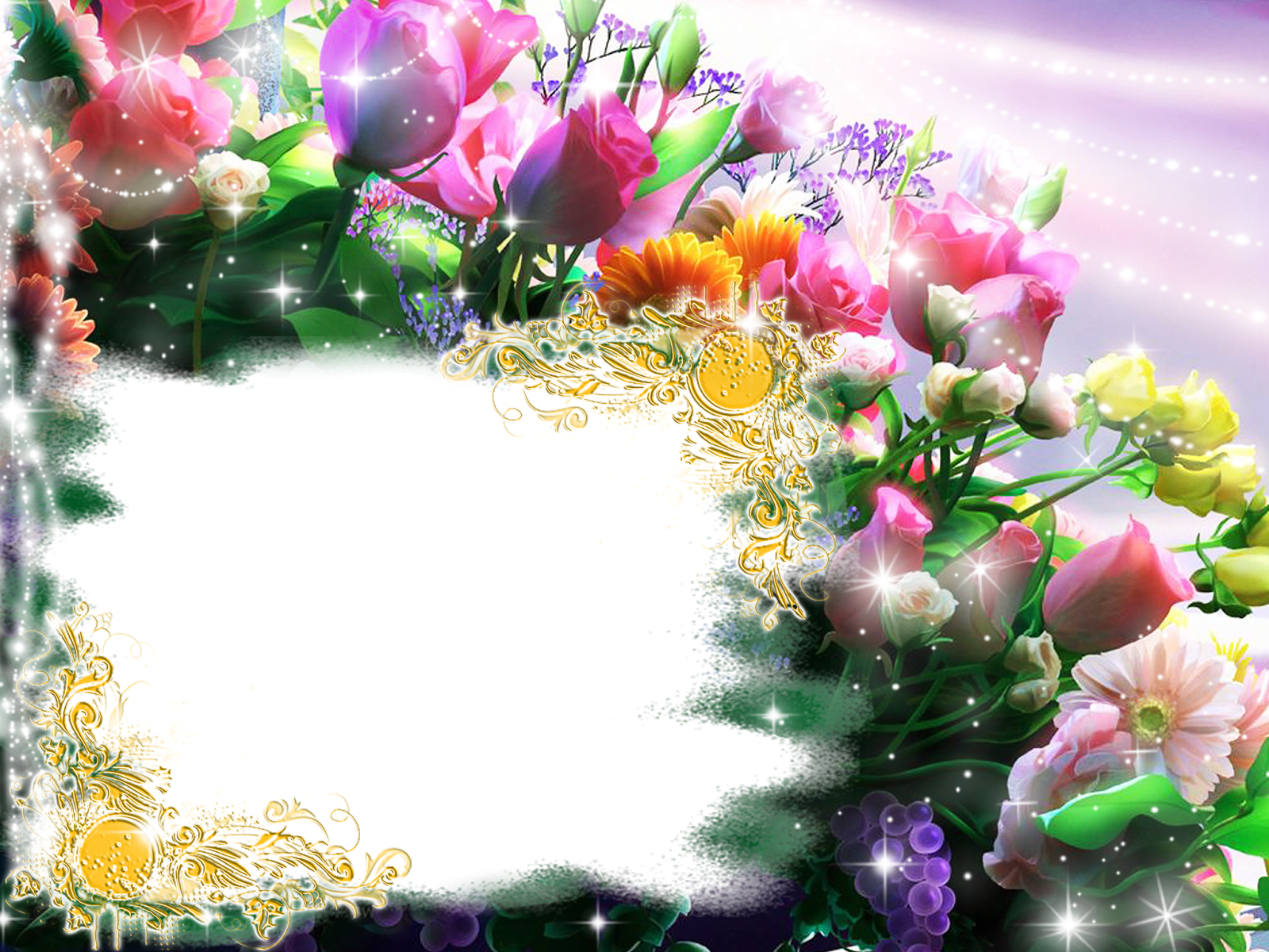 Marco De Ramo De Flores - Good Morning My Beautiful Friends (1600x1200), Png Download