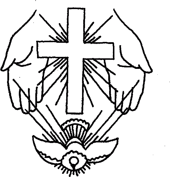 Click Here To Download The Original Bulletinclick Here - Father Son Holy Spirit Drawing (640x651), Png Download