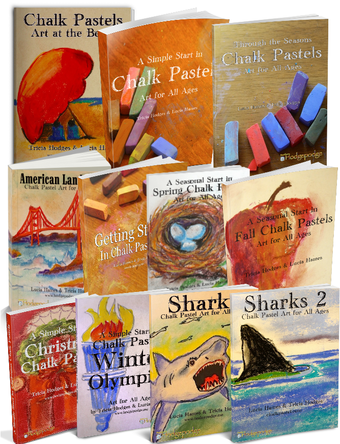 A Simple Start In Chalk Pastels - Artist (693x872), Png Download