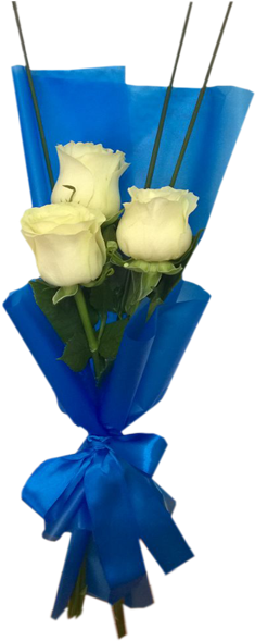 Ramito Con 03 Rosas - Bouquet (522x588), Png Download