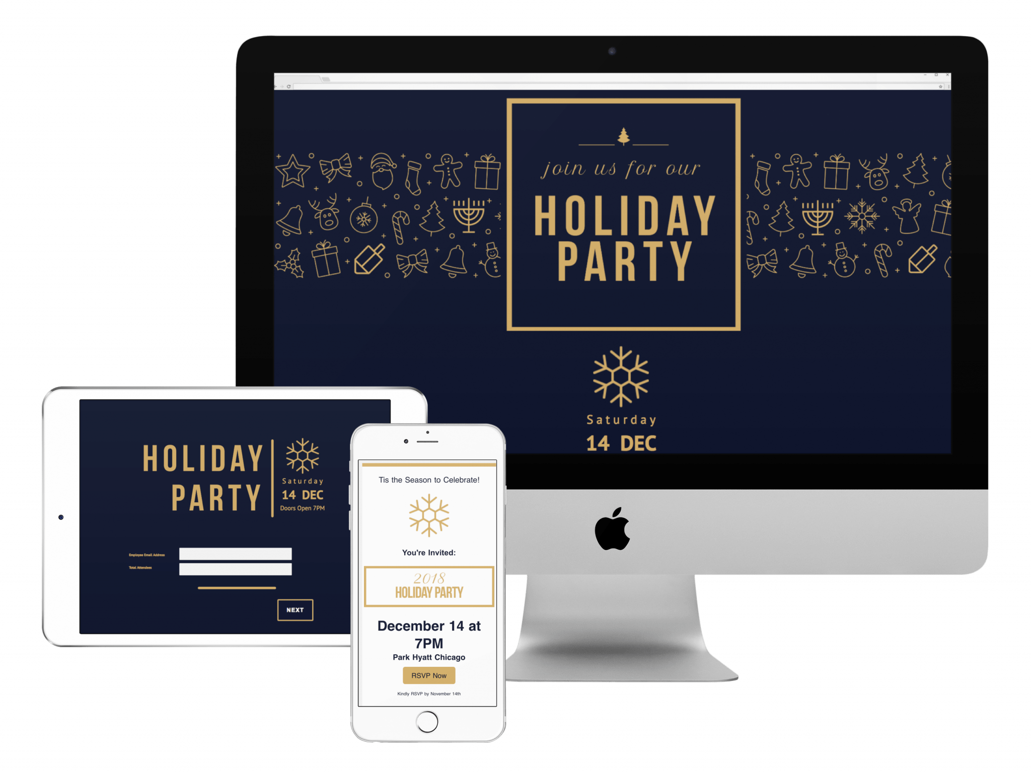 Planning A Holiday Party Rsvpify Makes Holiday Party - Party (2048x1536), Png Download